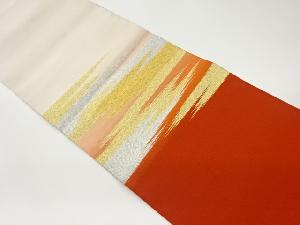 綴れ霞模様織出し名古屋帯